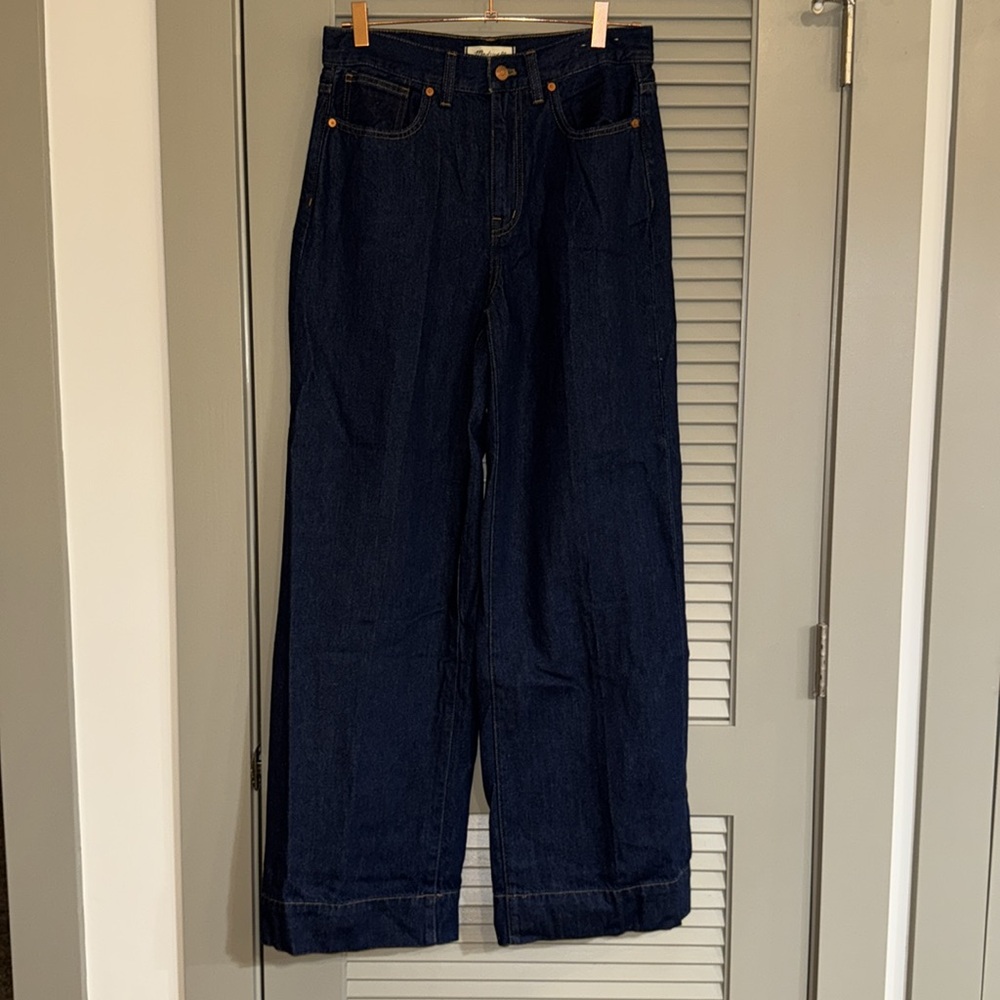 NWT Madewell Super Wide Leg Jeans Sz 27